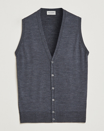  Huntswood Slim Fit Waistcoat Charcoal