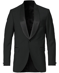  Janson Tuxedo Shawl Collar Blazer Black
