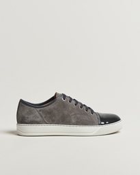  Patent Cap Toe Sneaker Dark Grey