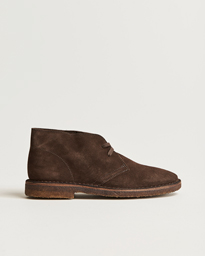  Clifford Suede Desert Boots Dark Brown