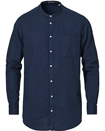  Noto Guru Collar Shirt Dark Blue