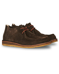  Beenflex Unlined Chukka Dark Brown Suede