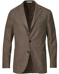  K Jacket Wool Hopsack Blazer Brown