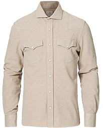  Jersey Double Pocket Shirt Beige