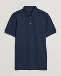  Cotton Polo Shirt Navy