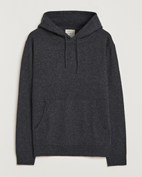  Cashmere Hoodie Dark Grey