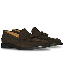  Chico Tassel Loafer Ebony Suede