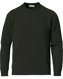  Wool/Cashmere Crew Neck Sweater Military