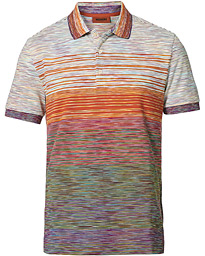  Space-Dye Short Sleeve Polo Multicolor