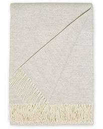  Yoda Cashmere Blend Throw  Light Beige