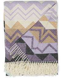  Yvo Zig Zag Wool Throw Multicolor