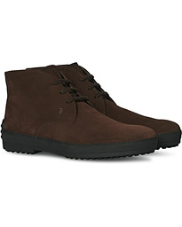  Winter Gommini Boots Dark Brown Suede