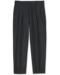  Samson Flannel Trousers Dark Grey Mel