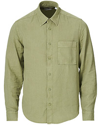  Arne Tencel/Linen Shirt Oil Green