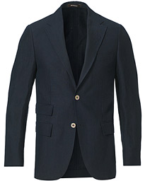  Keith Linen Suit Blazer Navy