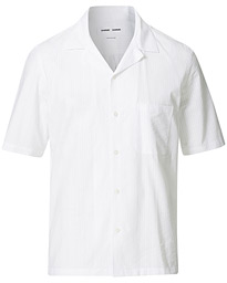 Samsøe & Samsøe Oscar Seersucker Short Sleeve Shirt White