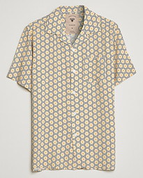  Viscose Resort Short Sleeve Shirt Geometric