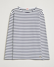  Houat Héritage Stripe Long Sleeve T-Shirt White/Navy