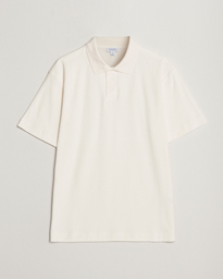 Towelling Polo Shirt Archive White
