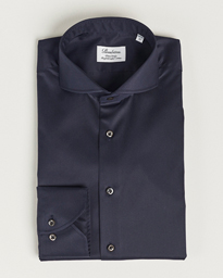  Fitted Body Extreme Cut Away Shirt Navy