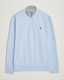 Polo Ralph Lauren Tech Double Knit Half Zip Office Blue Heather