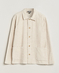  Kerlouan Cotton/Linen Corduroy Shirt Jacket Ecru