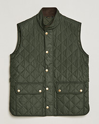  New Lowerdale Quilted Gilet Sage Green