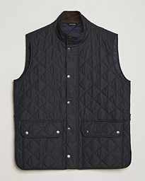 New Lowerdale Quilted Gilet Navy