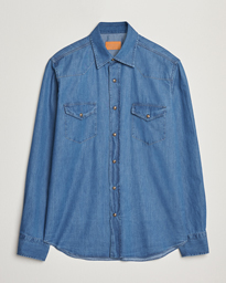  Western Denim Shirt Washed Indigo
