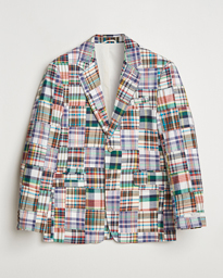  Regular Fit Patchwork Blazer Multi