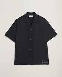  Geoffery Short Sleeve Knitted Shirt Black