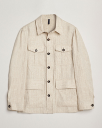  Herringbone Linen Sahariana Beige