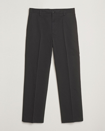  Paw Cotton/Lyocell Pleated Trousers Black