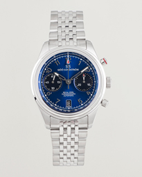  Royal Steel Chronograph 40mm Blue Dial