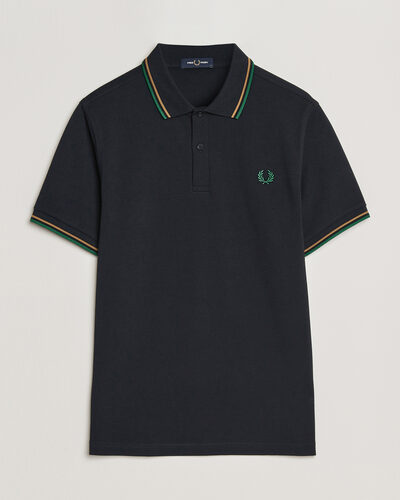 Fred Perry Twin Tipped Polo Shirt Navy