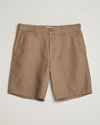 NN07 Aden Linen Shorts Clay Mirage
