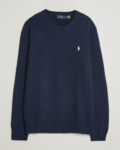 Polo Ralph Lauren Cotton Crew Neck Pullover Hunter Navy