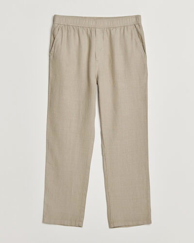 Samsøe Samsøe Jabari Linen Drawstring Trousers Aluminum