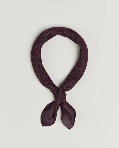 Massimo Alba Cashmere/Silk Bandana Burgundy