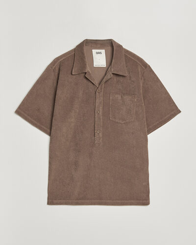 OAS Novo Regular Fit Terry Polo Brown