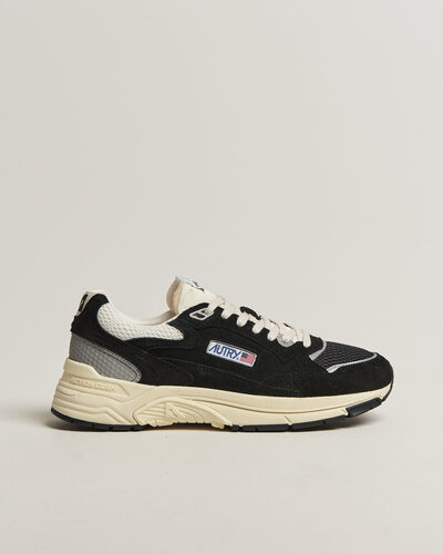 Autry Hyperway Low Suede Running Sneaker Black