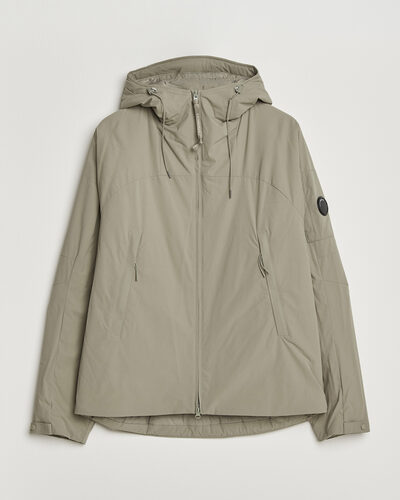 C.P. Company Pro-Tek Lightweight Padded Hood Jacket Light Grey