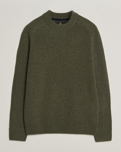 Barbour Lifestyle Newtown Lambswool Crewneck Olive