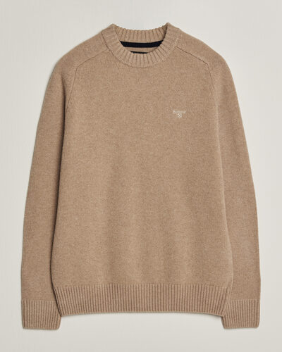 Barbour Lifestyle Newtown Lambswool Crewneck Stone
