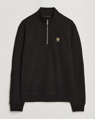 Belstaff Signature Half Zip Sweatshirt Black