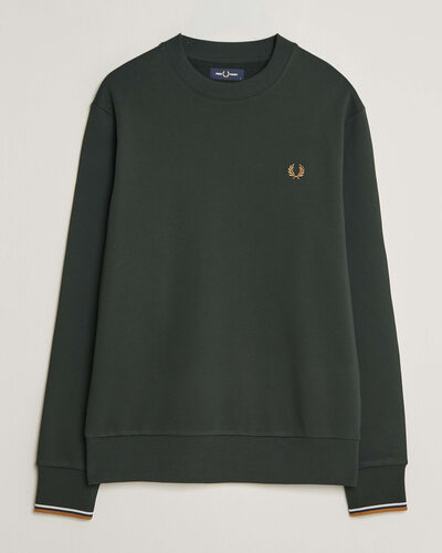 Fred Perry Crew Neck Sweatshirt Night Green