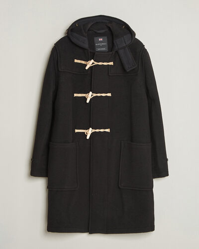 Gloverall 575 Monty Original Duffle Coat Black