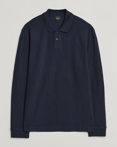 BOSS ORANGE Petempesto Polo Sweater Dark Blue