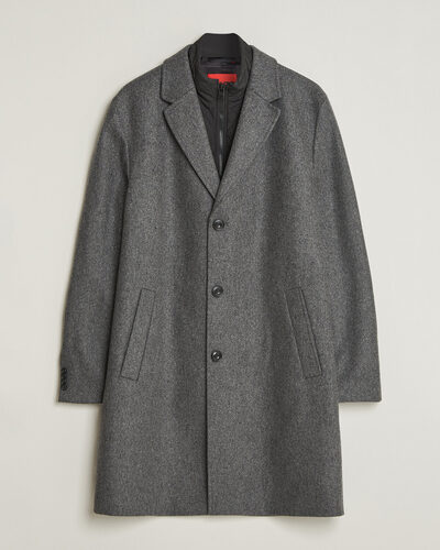 HUGO Milogan Bib Coat Dark Grey