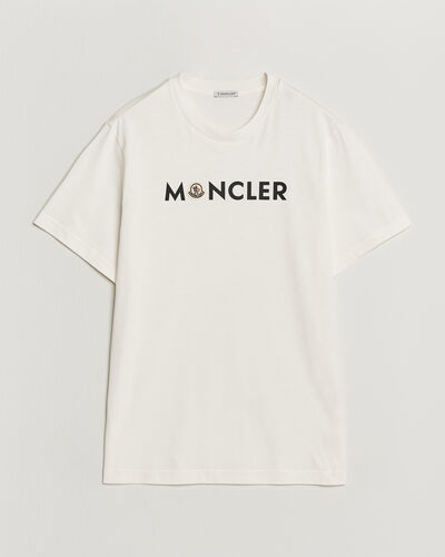 Moncler Logo Lettering T-Shirts White